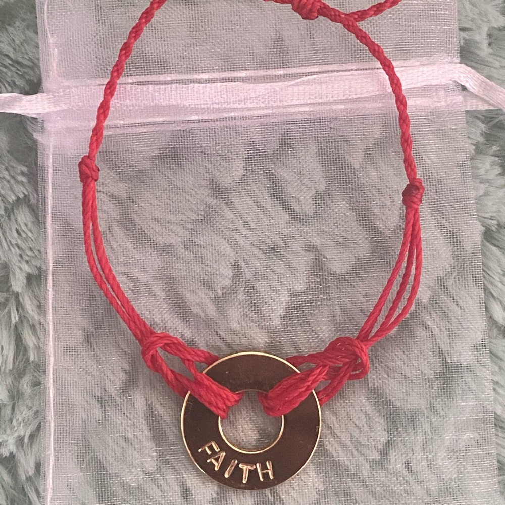 Brand New Handmade Faith Bracelet